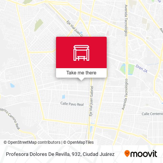Mapa de Profesora Dolores De Revilla, 932