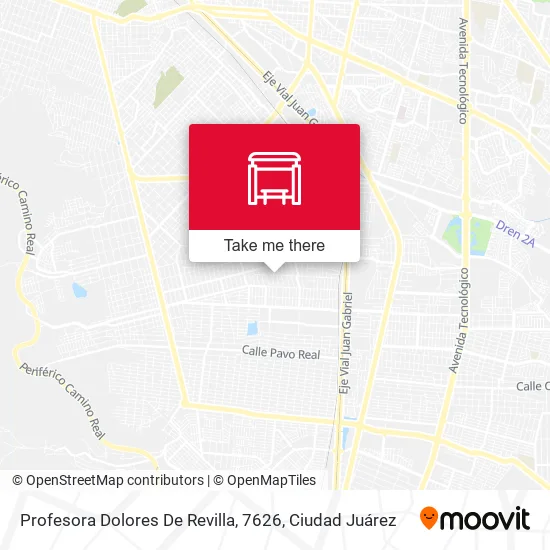 Mapa de Profesora Dolores De Revilla, 7626