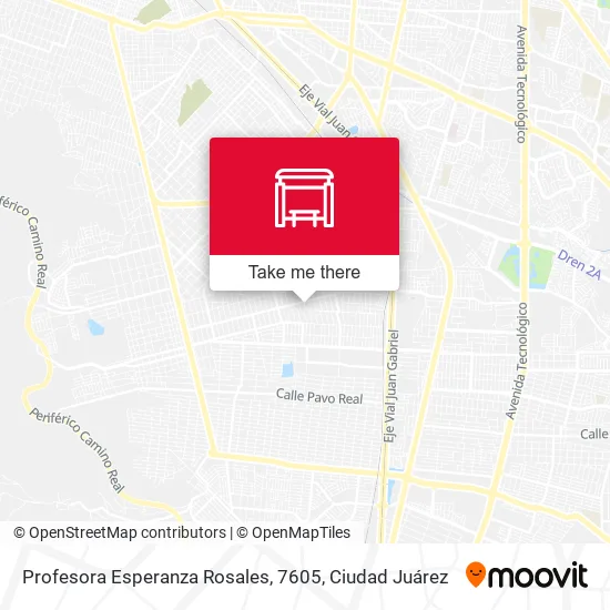 Profesora Esperanza Rosales, 7605 map
