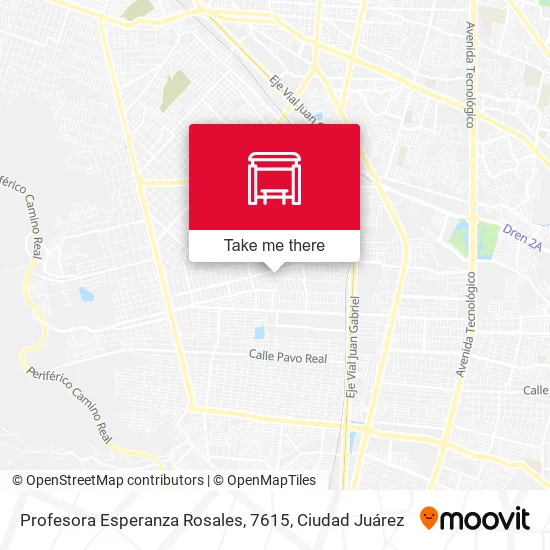 Mapa de Profesora Esperanza Rosales, 7615