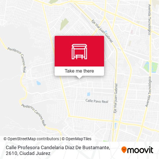 Calle Profesora Candelaria Díaz De Bustamante, 2610 map