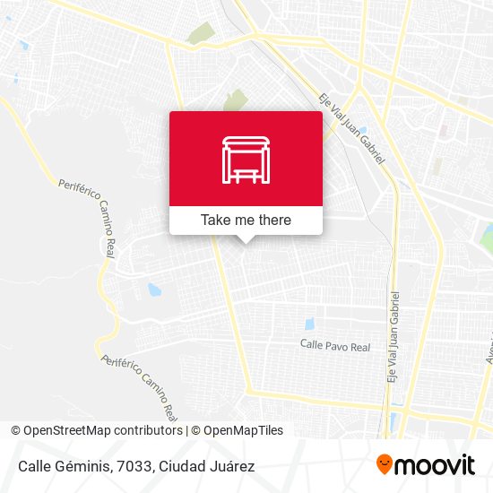 Calle Géminis, 7033 map