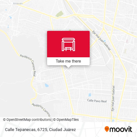 Calle Tepanecas, 6725 map
