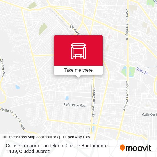 Calle Profesora Candelaria Díaz De Bustamante, 1409 map