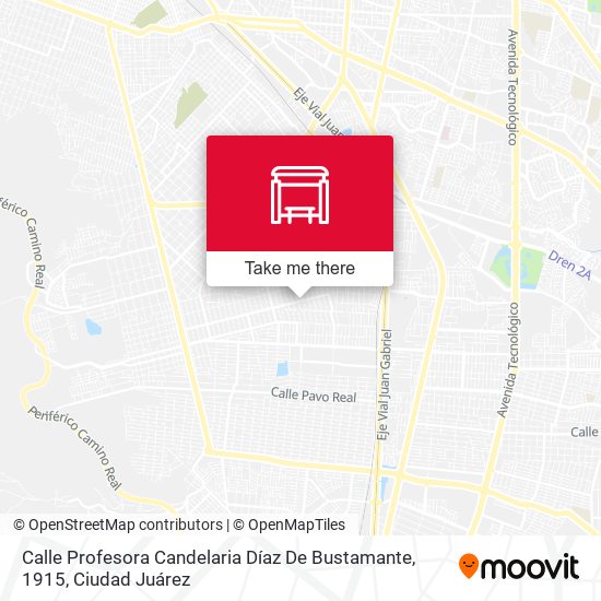 Calle Profesora Candelaria Díaz De Bustamante, 1915 map