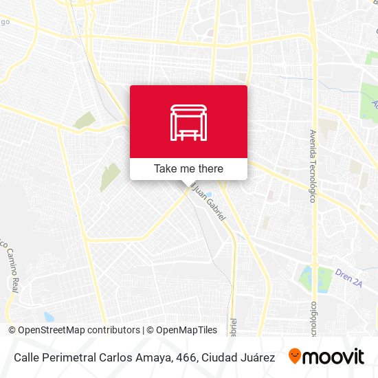 Mapa de Calle Perimetral Carlos Amaya, 466