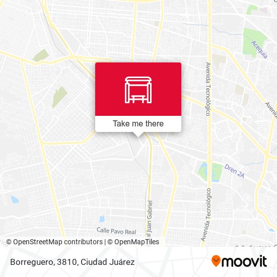 Borreguero, 3810 map