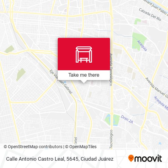 Calle Antonio Castro Leal, 5645 map