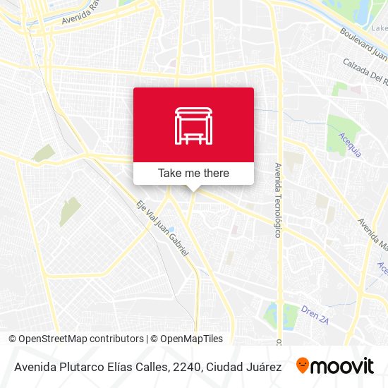 Mapa de Avenida Plutarco Elías Calles, 2240