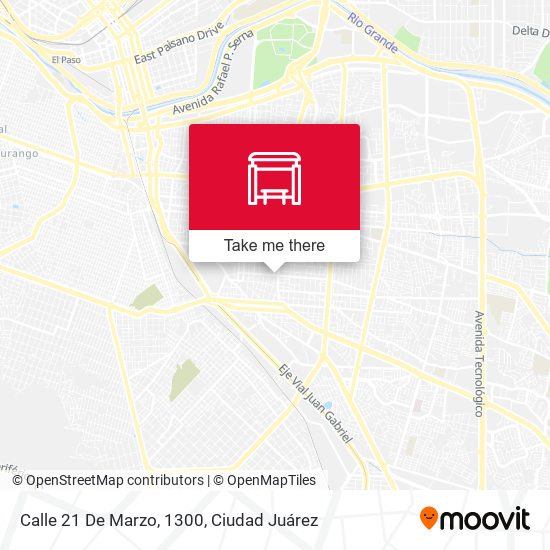 Calle 21 De Marzo, 1300 map