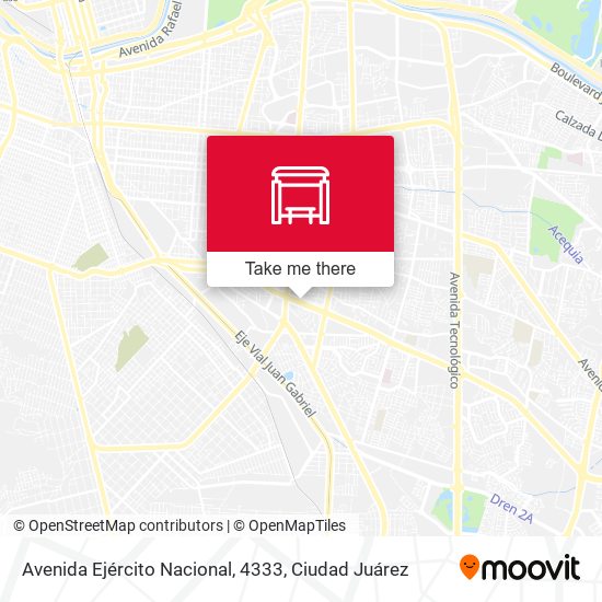 Avenida Ejército Nacional, 4333 map