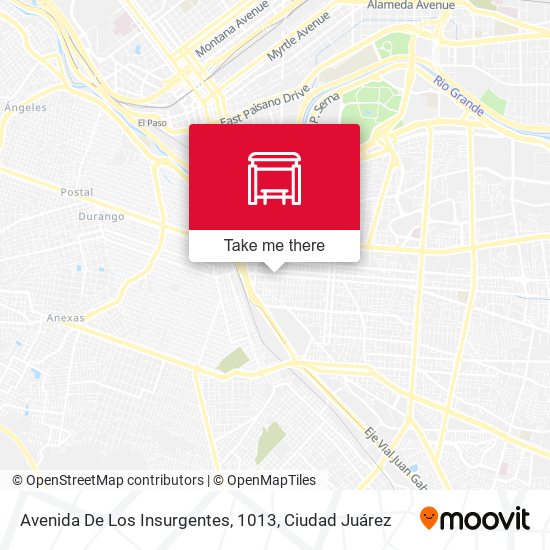 Mapa de Avenida De Los Insurgentes, 1013