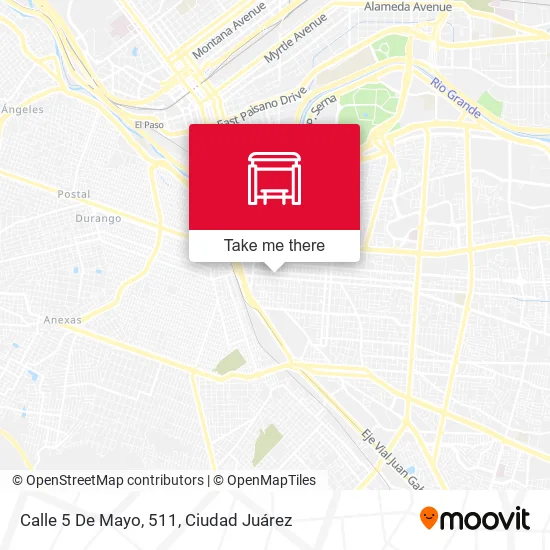 Mapa de Calle 5 De Mayo, 511