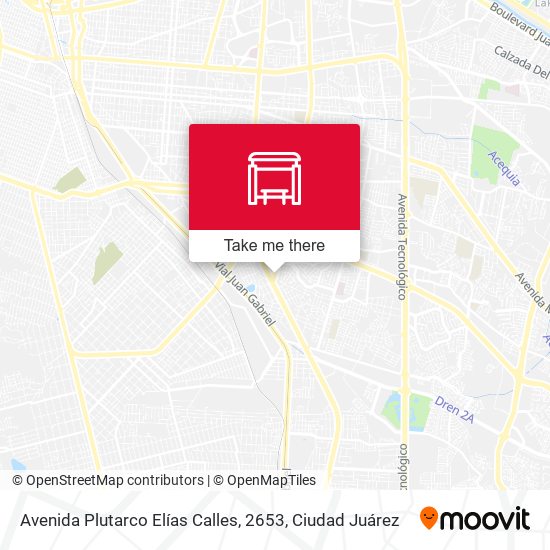 Mapa de Avenida Plutarco Elías Calles, 2653