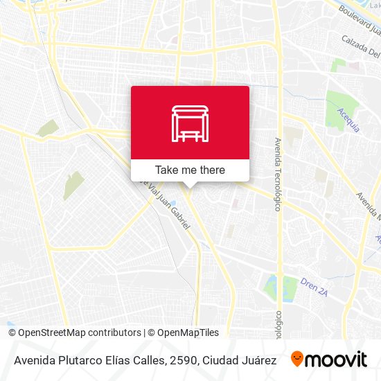 Avenida Plutarco Elías Calles, 2590 map
