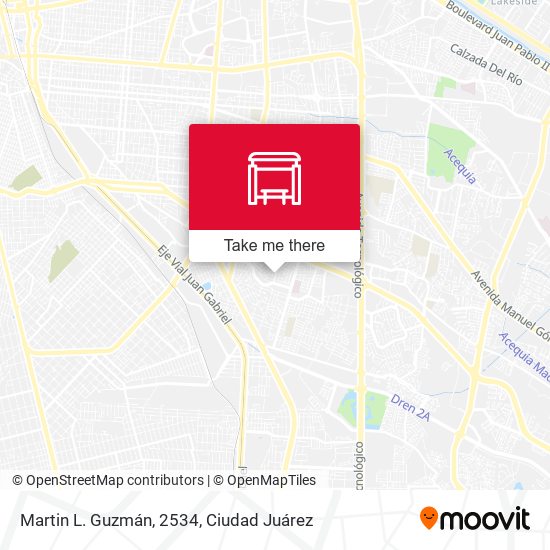 Mapa de Martin L. Guzmán, 2534