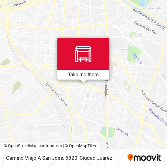 Camino Viejo A San José, 5820 map