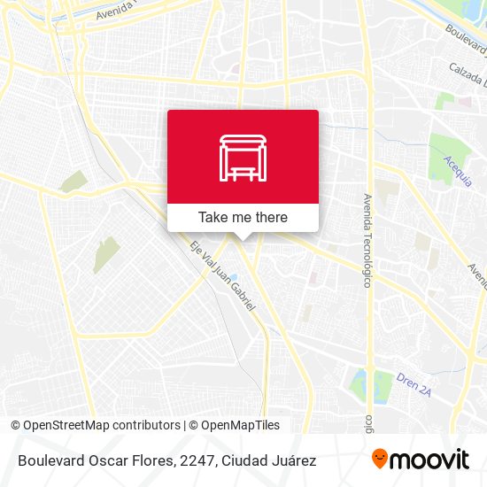 Mapa de Boulevard Oscar Flores, 2247
