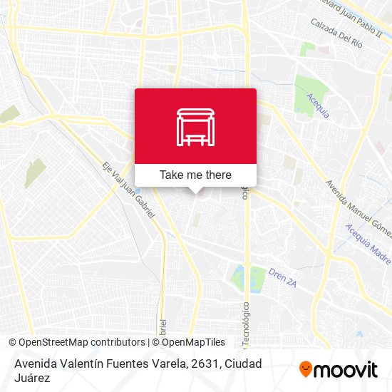 Avenida Valentín Fuentes Varela, 2631 map