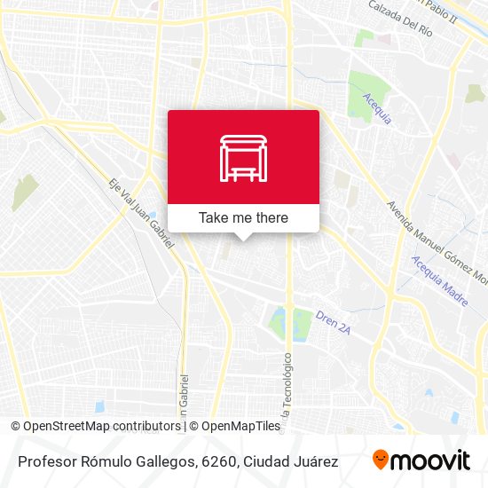 Mapa de Profesor Rómulo Gallegos, 6260