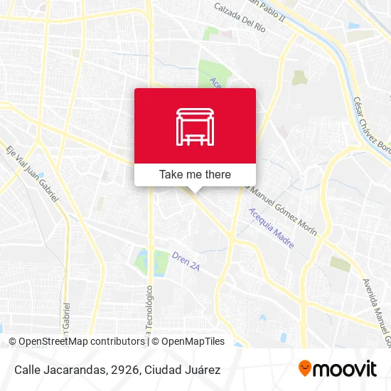 Calle Jacarandas, 2926 map