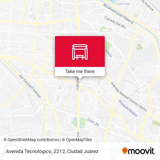 Mapa de Avenida Tecnológico, 2212
