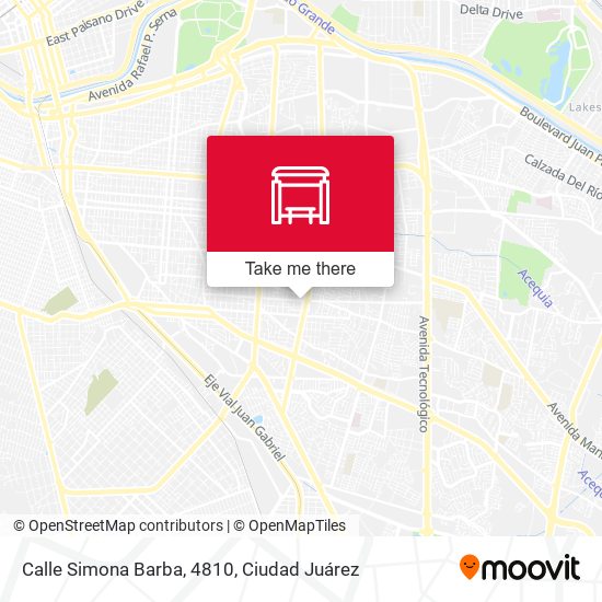 Calle Simona Barba, 4810 map