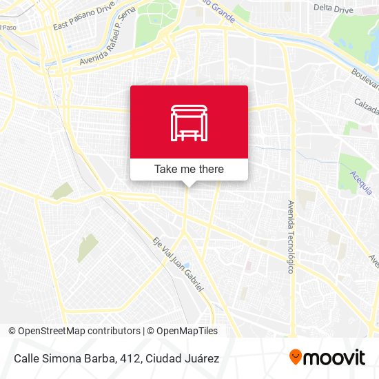 Calle Simona Barba, 412 map