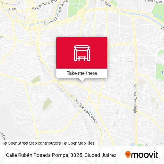 Calle Rubén Posada Pompa, 3325 map