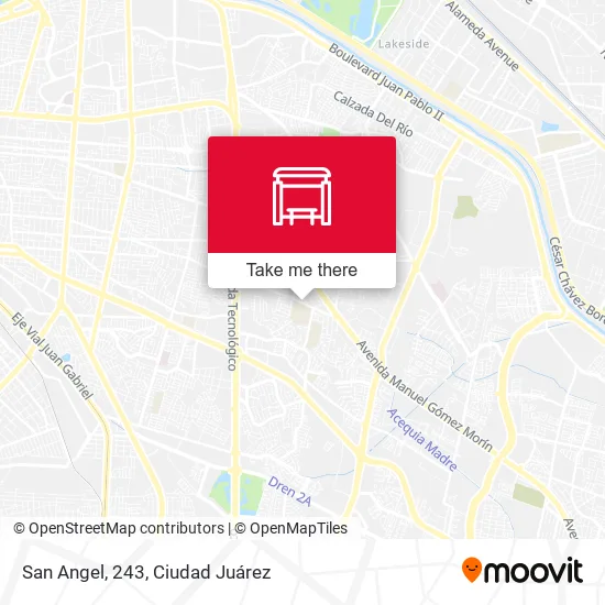 Mapa de San Angel, 243