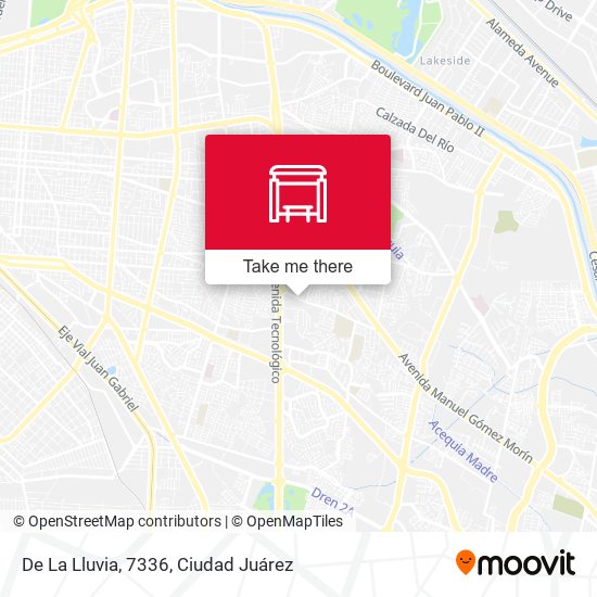 Mapa de De La Lluvia, 7336