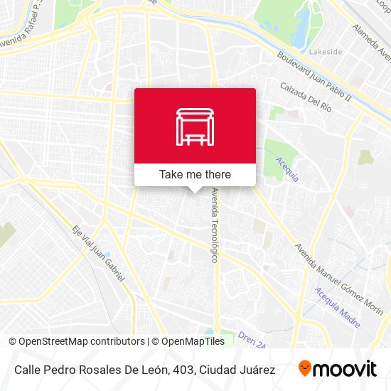 Calle Pedro Rosales De León, 403 map