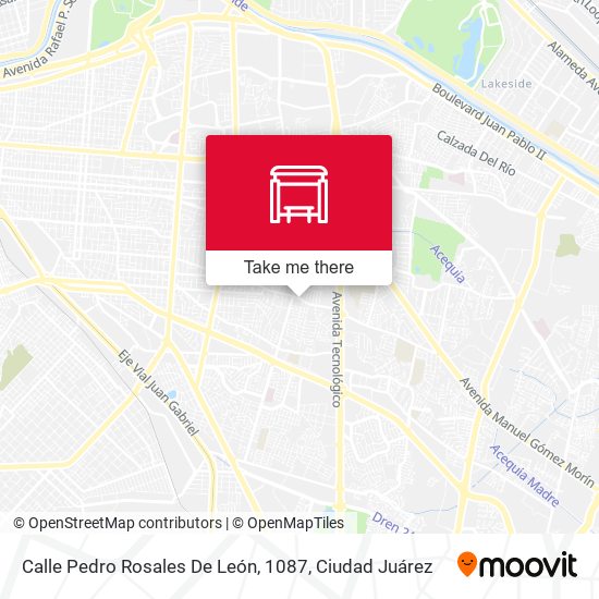 Calle Pedro Rosales De León, 1087 map