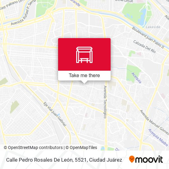 Mapa de Calle Pedro Rosales De León, 5521