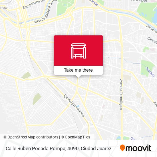 Mapa de Calle Rubén Posada Pompa, 4090