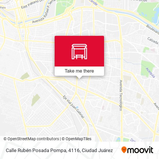 Calle Rubén Posada Pompa, 4116 map