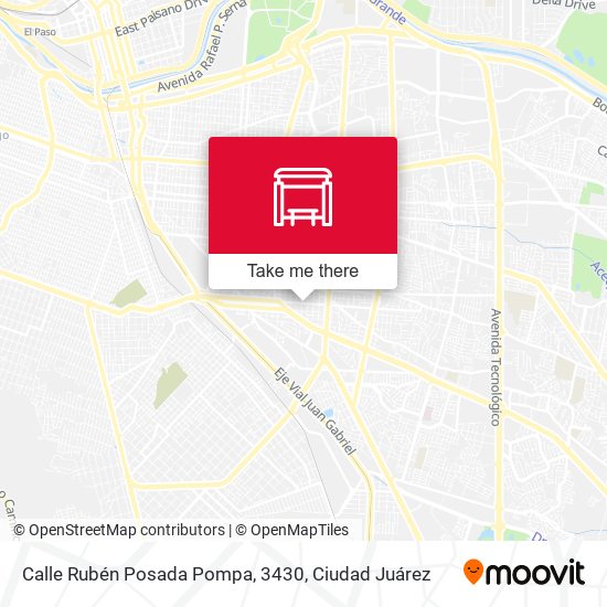 Calle Rubén Posada Pompa, 3430 map