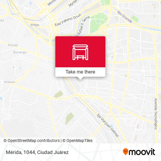 Mérida, 1044 map
