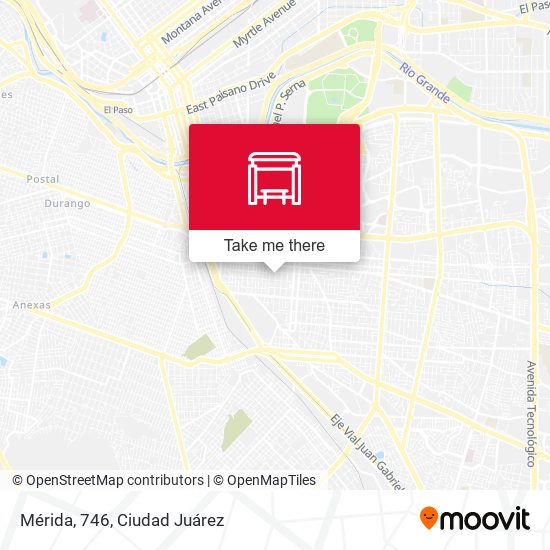 Mapa de Mérida, 746