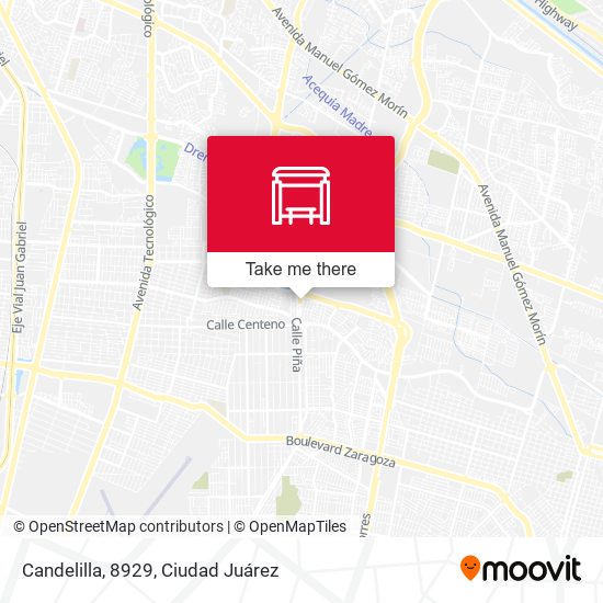 Mapa de Candelilla, 8929