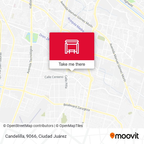 Candelilla, 9066 map
