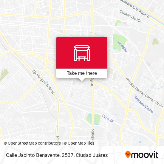 Mapa de Calle Jacinto Benavente, 2537