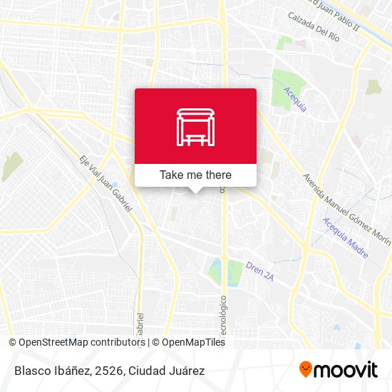 Blasco Ibáñez, 2526 map