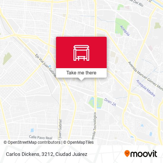 Mapa de Carlos Dickens, 3212