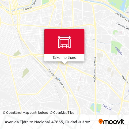 Avenida Ejército Nacional, 47865 map