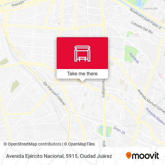 Avenida Ejército Nacional, 5915 map