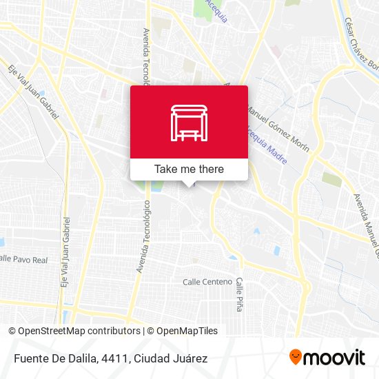 Fuente De Dalila, 4411 map
