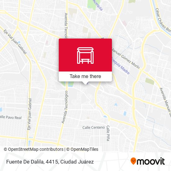 Fuente De Dalila, 4415 map