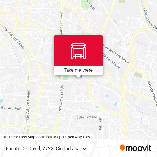 Mapa de Fuente De David, 7722