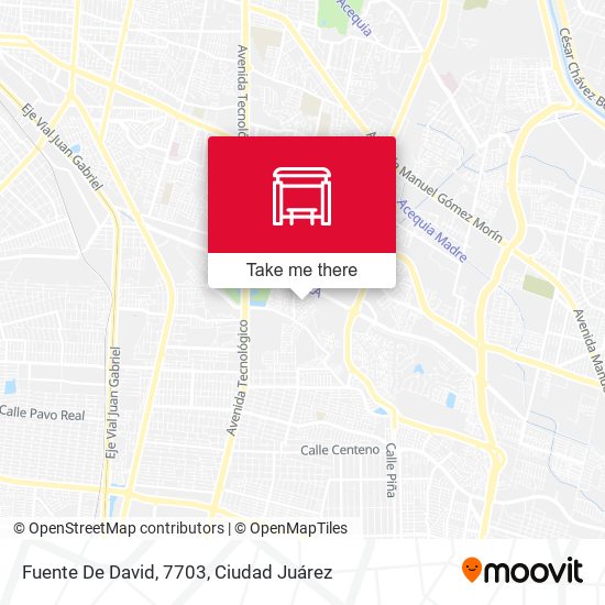 Mapa de Fuente De David, 7703